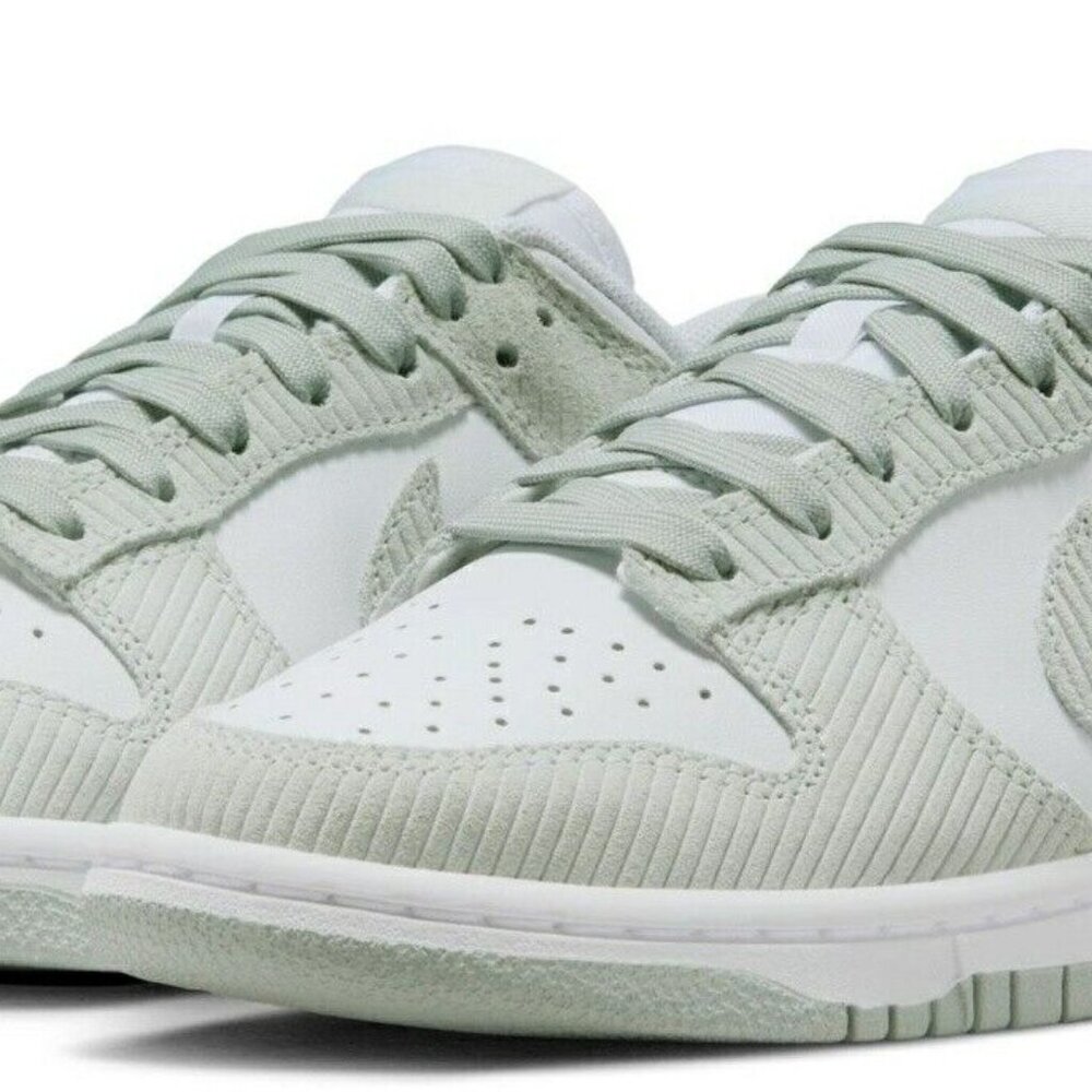 NIKE DUNK LOW "LIGHT SILVER CORDUROY" (WOMEN’S) SAME DAY SHIPPING